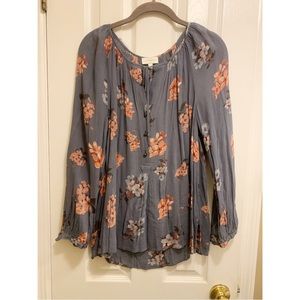 Lucky Brand Floral Blouse